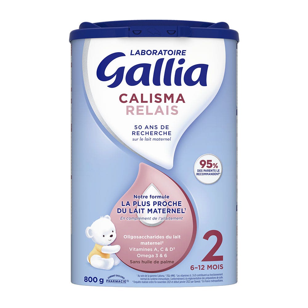 Gallia Calisma Follow-up milk powder suitable from 6 to 12 months 800 g