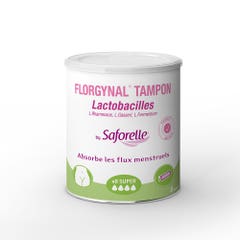 Saforelle Florgynal Florgynal Tprobiotic Tampon Super X8 Without applicator X8