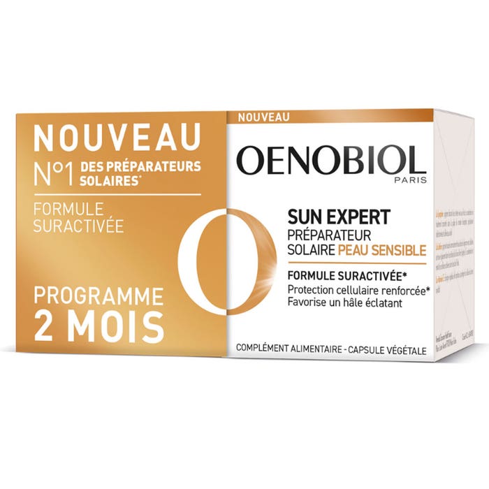 Oenobiol Sun Expert Sun Preparer Sensitive skin 2x30 Capsules
