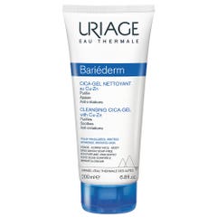 Uriage Hygiène visage Bariederm Cleansing Cica Gel Irritated Skins Peaux Fragilisées 200ml