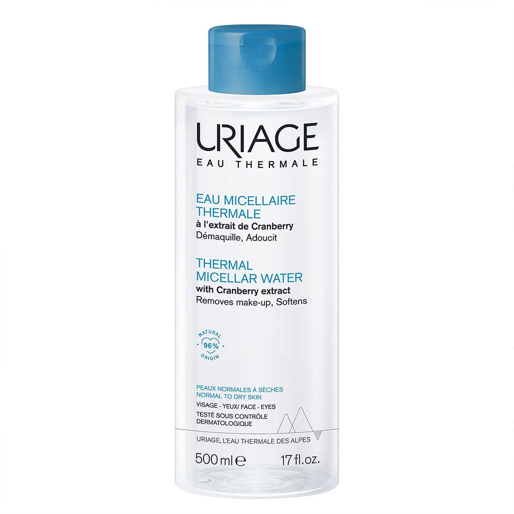 Uriage Facial Hygiene Thermal Micellar Water Normal To Dry Skin 500ml
