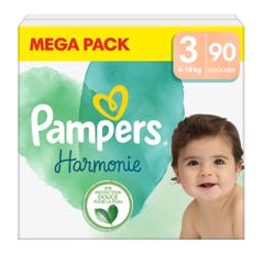 Pampers Harmonie Nappies Size 3 6 to 10kg x90