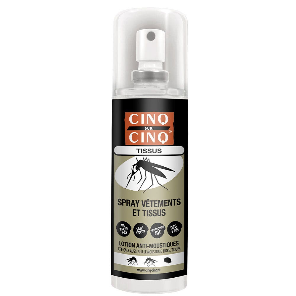 Cinq Sur Cinq Anti-mosquito fabric and clothing spray 100 ml