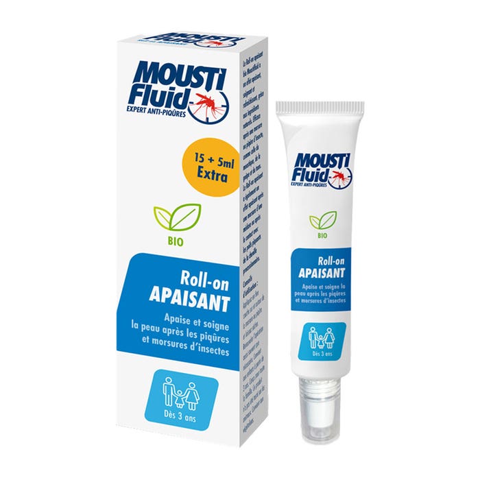Bioes Soothing Roll-on 15ml + 5ml From 3 Years Moustifluid