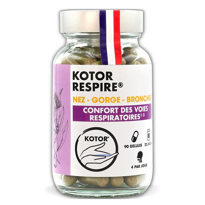Kotor Respire Nose, Throat, Bronchi 90 capsules