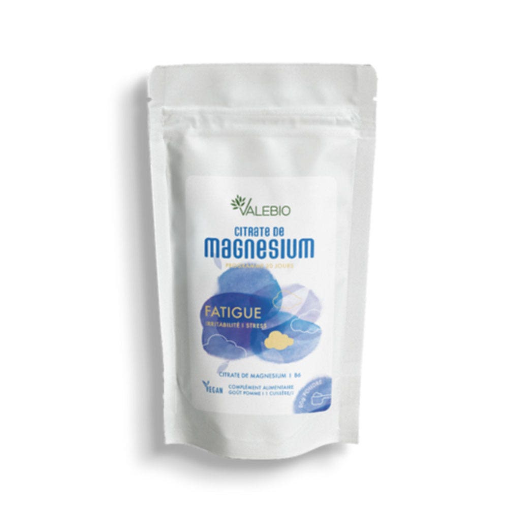 Valebio Magnesium citrate fatigue apple flavour 80 g