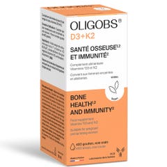 Ccd Oligobs Vitamins D3+K2 Bone health &amp; Immunity 460 Drops