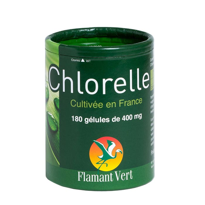 French Chlorella 130g Flamant Vert
