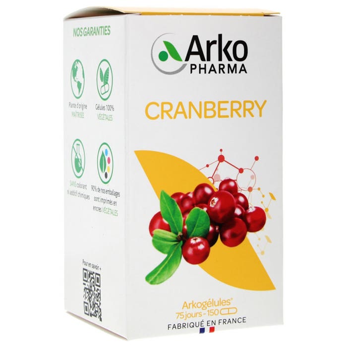Arkopharma Arkogélules Cranberry bio 150 Capsules