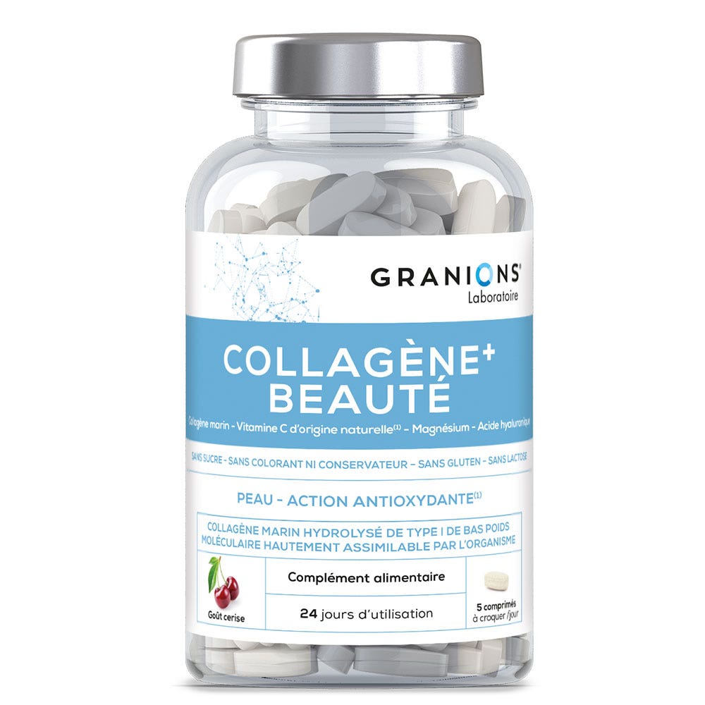 Granions Collagene+ beauty Cherry 120 chewable tablets