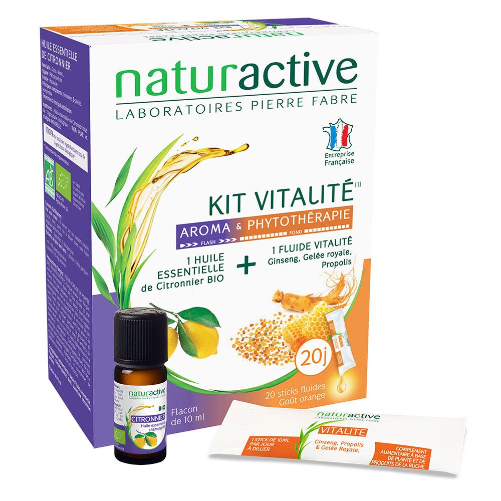 Naturactive Aroma and Phytotherapy Vitality Kit 10ml + 20 sticks x 10ml ...
