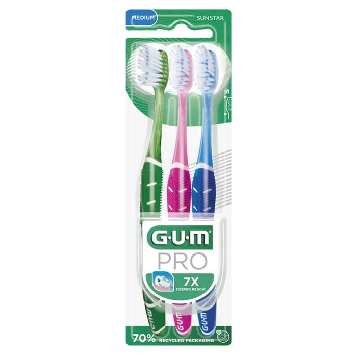 Technique Pro Medium Toothbrush 528 x3 Gum