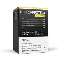 Aragan Synactifs Neuro-protect Fonctionnement Cerebral 60 Capsules