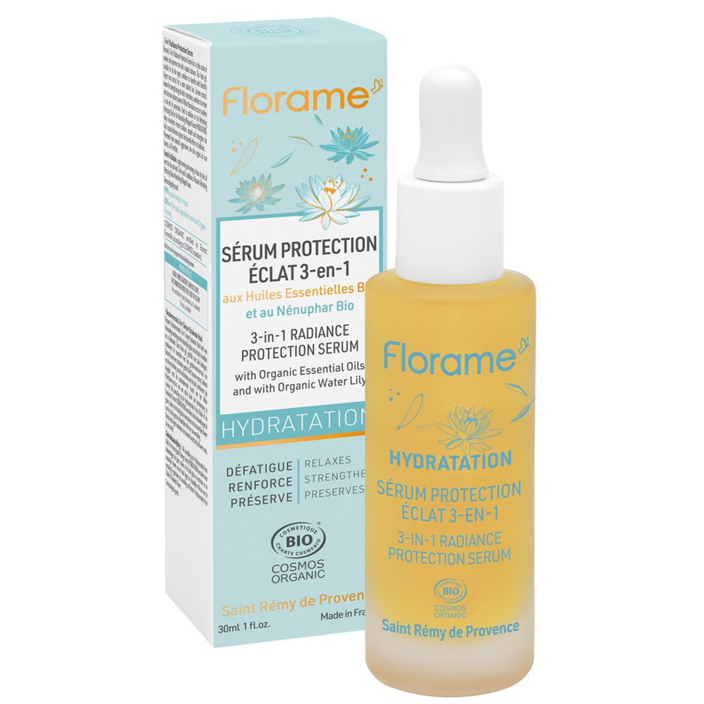 Florame Sérum Protection Éclat 3-en-1 Bio 30ml