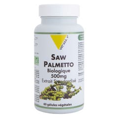 Vit'All+ Saw Palmetto Bio 500mg 60 vegetarian capsules