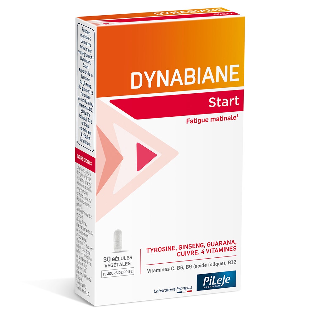 Pileje Dynabiane Vitality and energy morning fatigue 30 capsules