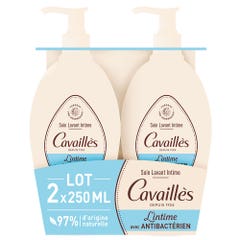 Rogé Cavaillès Intime Special Anti-Bacterial Natural Toilet Care 2x250ml
