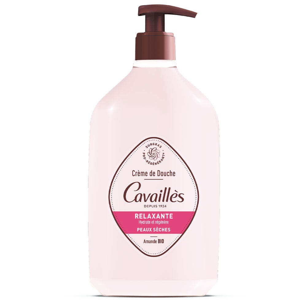 Cavaillès Surgras Actif Relaxing Shower Cream Almond Bioes 750ml