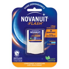 Novanuit Flash 1.9mg Melatonin Mint flavour 20 Orodispersible Filmes