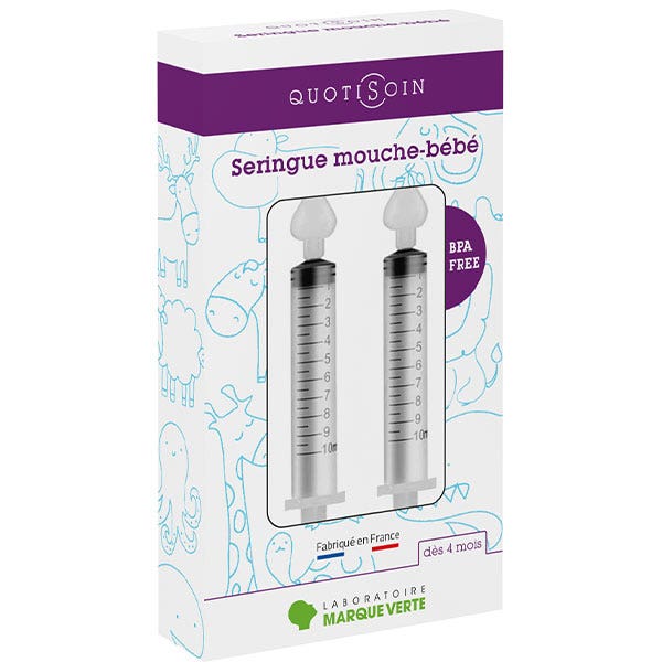 Marque Verte Quotisoin Baby Fly Syringes From 4 Months x2