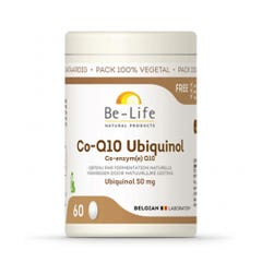 Be-Life Biolife Co-q10 Vital 60 Capsules Ubiquinol 50mg 60 Gélules