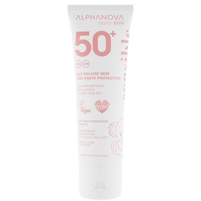 Alphanova Daily Sun Sunscreens Baby Milk SPF50+ for babies and toddlers 50ml