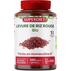 Superdiet Bioes Red Rice Yeast 120 capsules