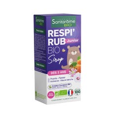Santarome Respi'Rub Junior Bioes Syrups From 3 Years Strawberry Flavour 100ml
