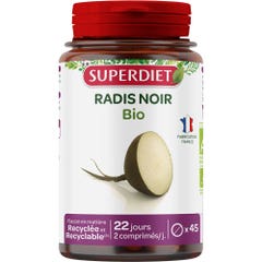 Superdiet Organic Black Radish 45 tablets