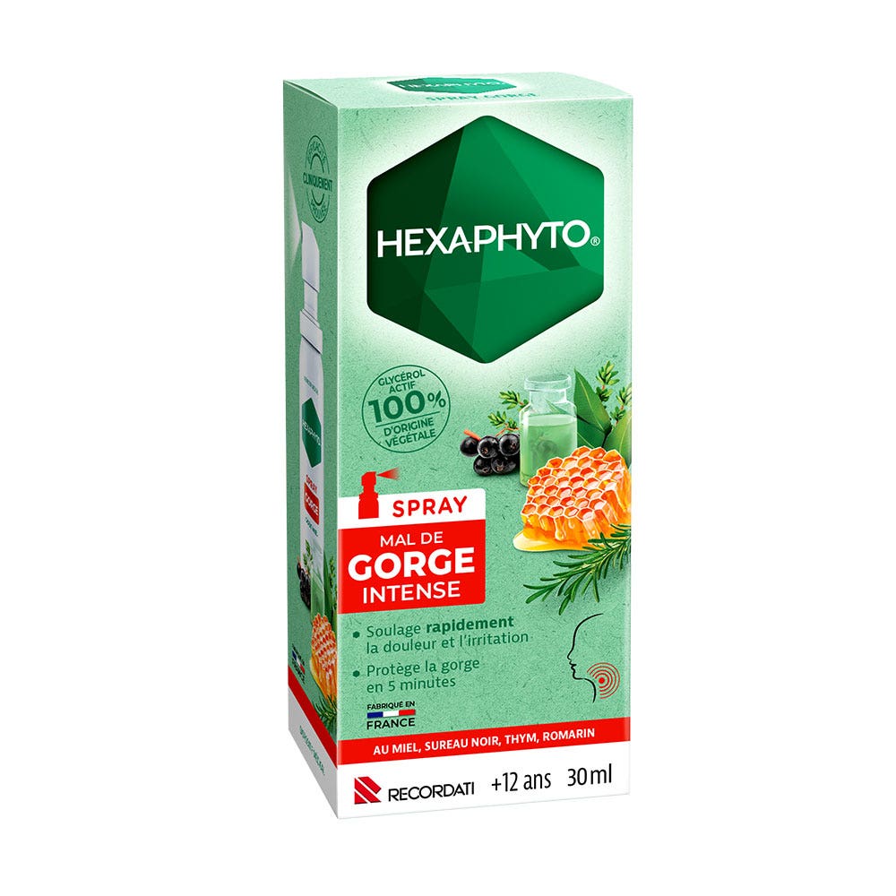 Hexaphyto Intensive Sore Throat Spray From 12 years 30ml