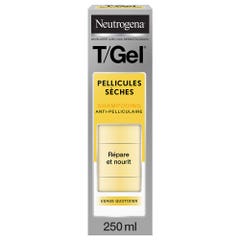 Neutrogena T/Gel Anti Dandruff Shampoo Dry Dandruff T/gel Pellicules Seches 250ml