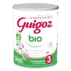 Guigoz Organic Growth 3 Milk Powder From 10 Months to 3 Years 800g