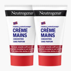 Neutrogena Hands Cream Concentrate Perfumes Free 2x50ml