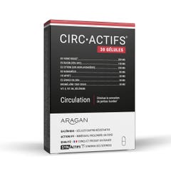 Aragan Synactifs Circactifs Circulation 30 capsules
