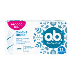 O.B. Pro Comfort Mini pads x32