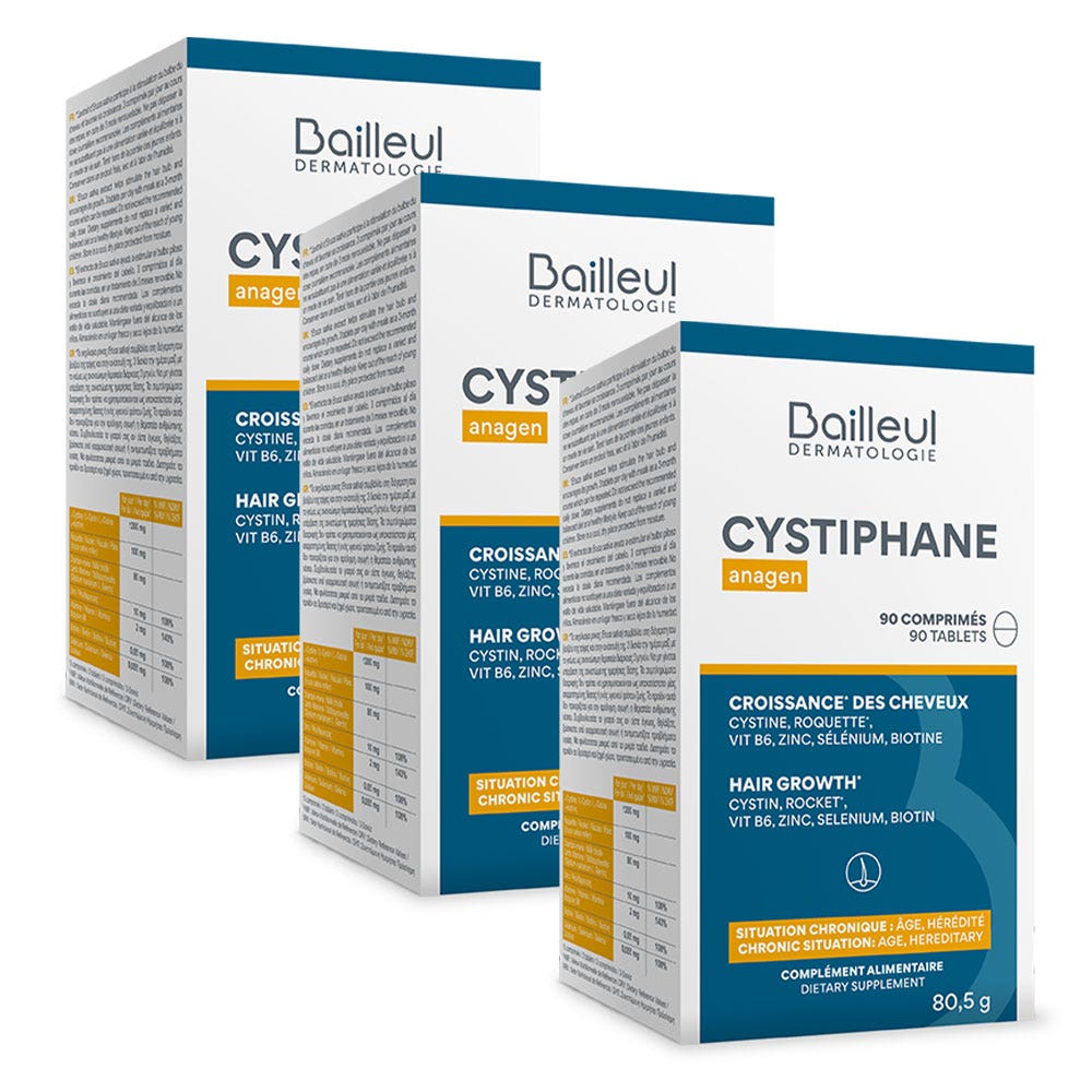 Bailleul Cystiphane Anagen hair growth Anagen 3x90 tablets