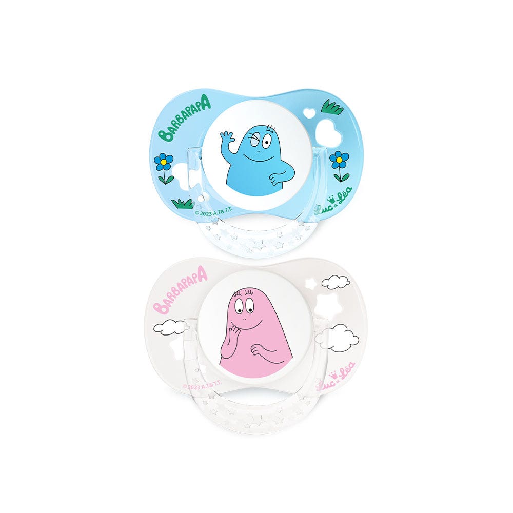 Luc Et Lea Cotton Candy Physiological soother 0 to 6 months x2