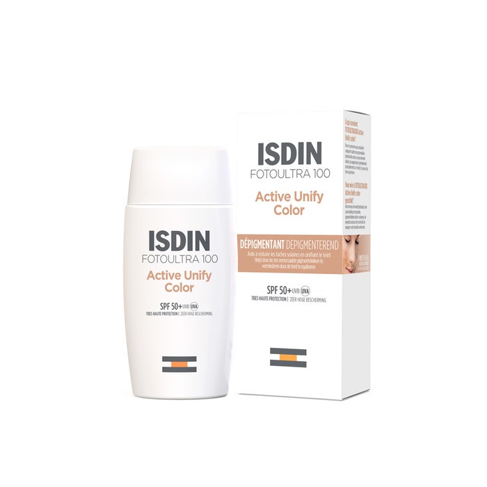 Isdin Foto Ultra Active Unify Fusion Fluid Color Spf50+ 50ml Active Unify Color Fotoprotector Isdin