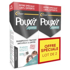 Pouxit Shampoing Traitant Anti-Poux & Lentes 2x250ml