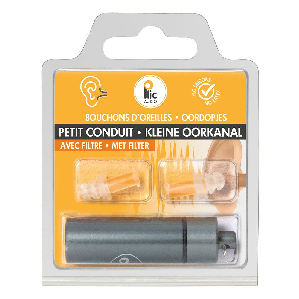 Plic Audio With Filter Small Conduit Earplugs Reusable pair