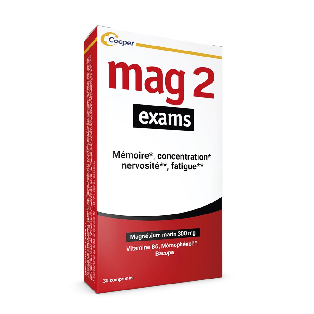 Mag 2 Mag 2 Exams magnesium 30 tablets 30 Comprimés