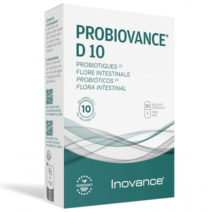 Probiovance D10 X 30 Capsules 30 Gélules Probiovance D10 Inovance