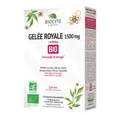 Biocyte Royal Jelly 1500mg + Organic Acerola 20 ampulas
