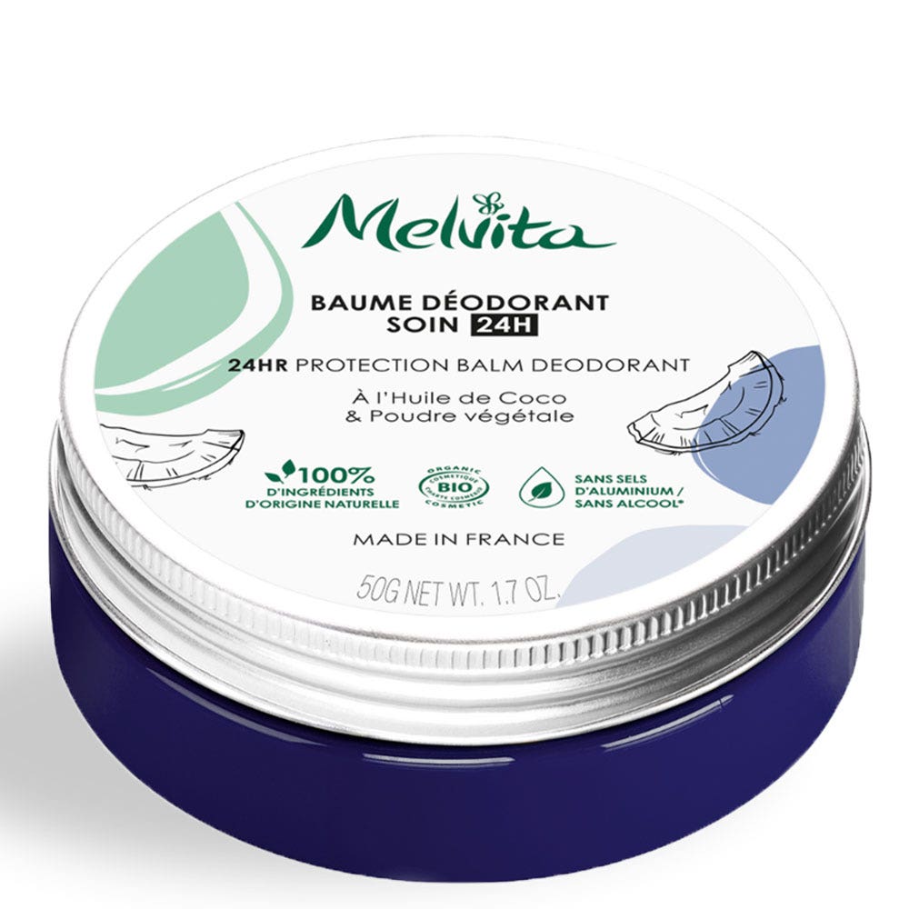 Melvita Organic 24H Care Deodorant Balm 50g