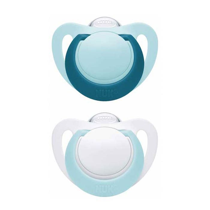 Genius Physiological Silicone Pacifiers Size 1 0-6 Months X2 Nuk