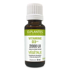 D. Plantes Plant Vitamin D3++ 2000IU 20ml