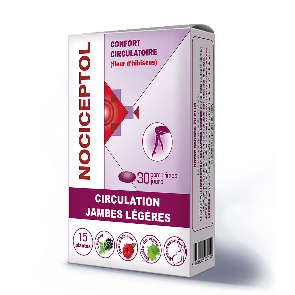 Polidis Nociceptol Circulation Light Feet 30 tablets