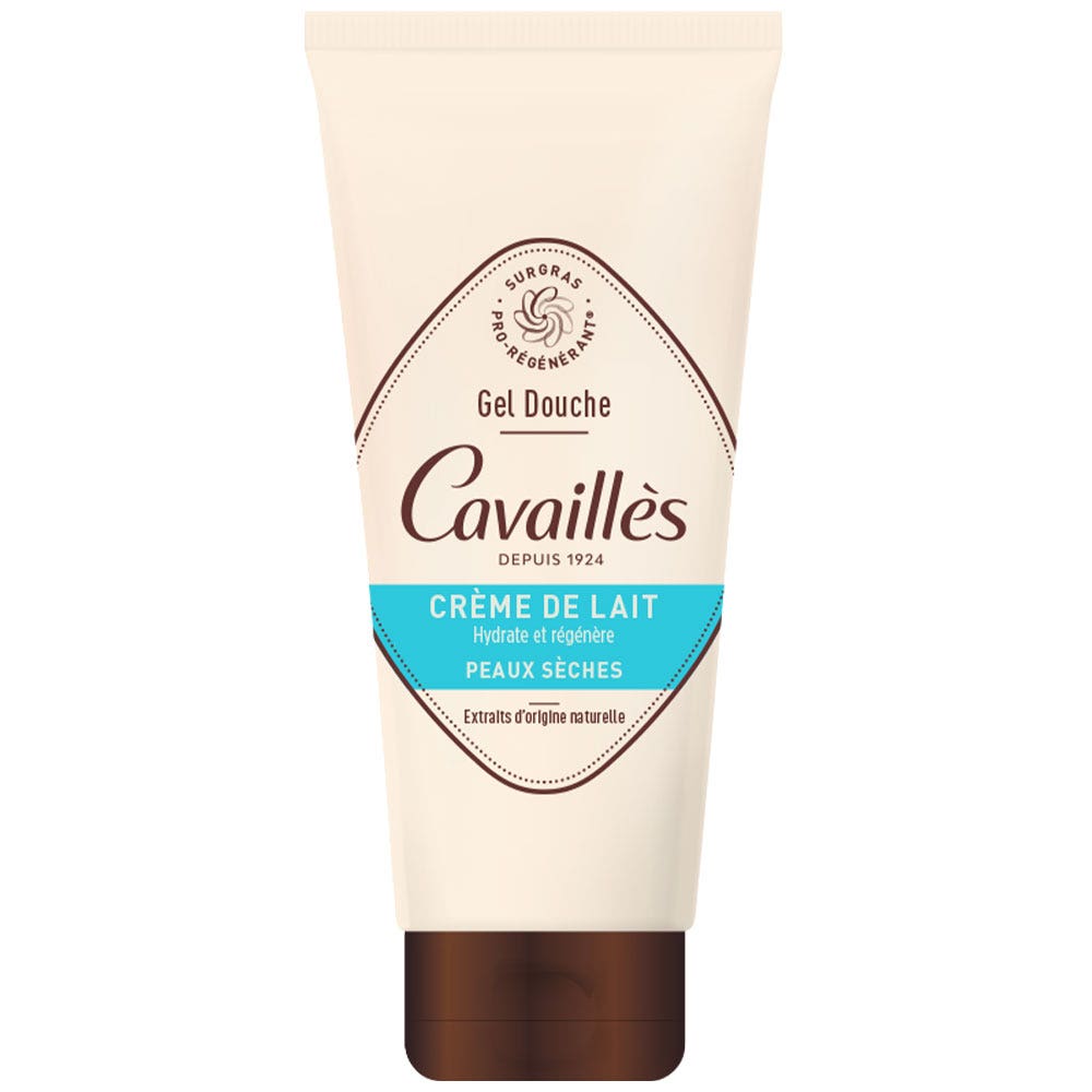 Cavaillès Ultra-Rich Bath & Shower Gels Moisturizing Shower Milk Dry Skin Peaux Seches 200ml