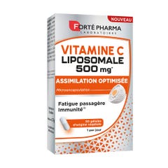 Forté Pharma Vitamin C Liposomal 500mg Vitality and Fatigue 30 vegetarian capsules