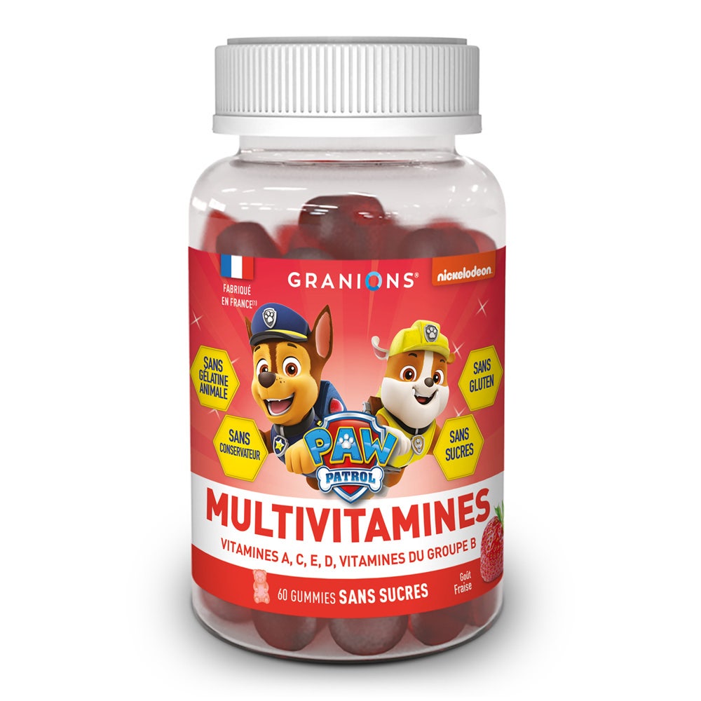 Granions Gummies Kid multivitamins patrols Children Strawberry 60 gums